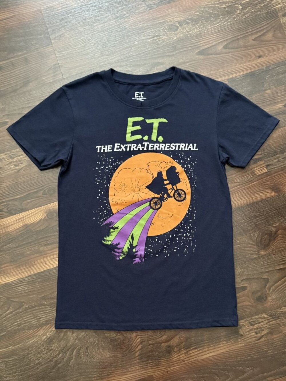 E.T. - The Extra-Terrestrial - Movie Silhouette T-Shirt